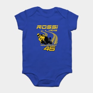 Valentino Rossi 46 Grand Prix Superbike Motorcycle Racer Baby Bodysuit